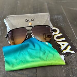 Quay Australia women Aviator Sunglasses high key 126